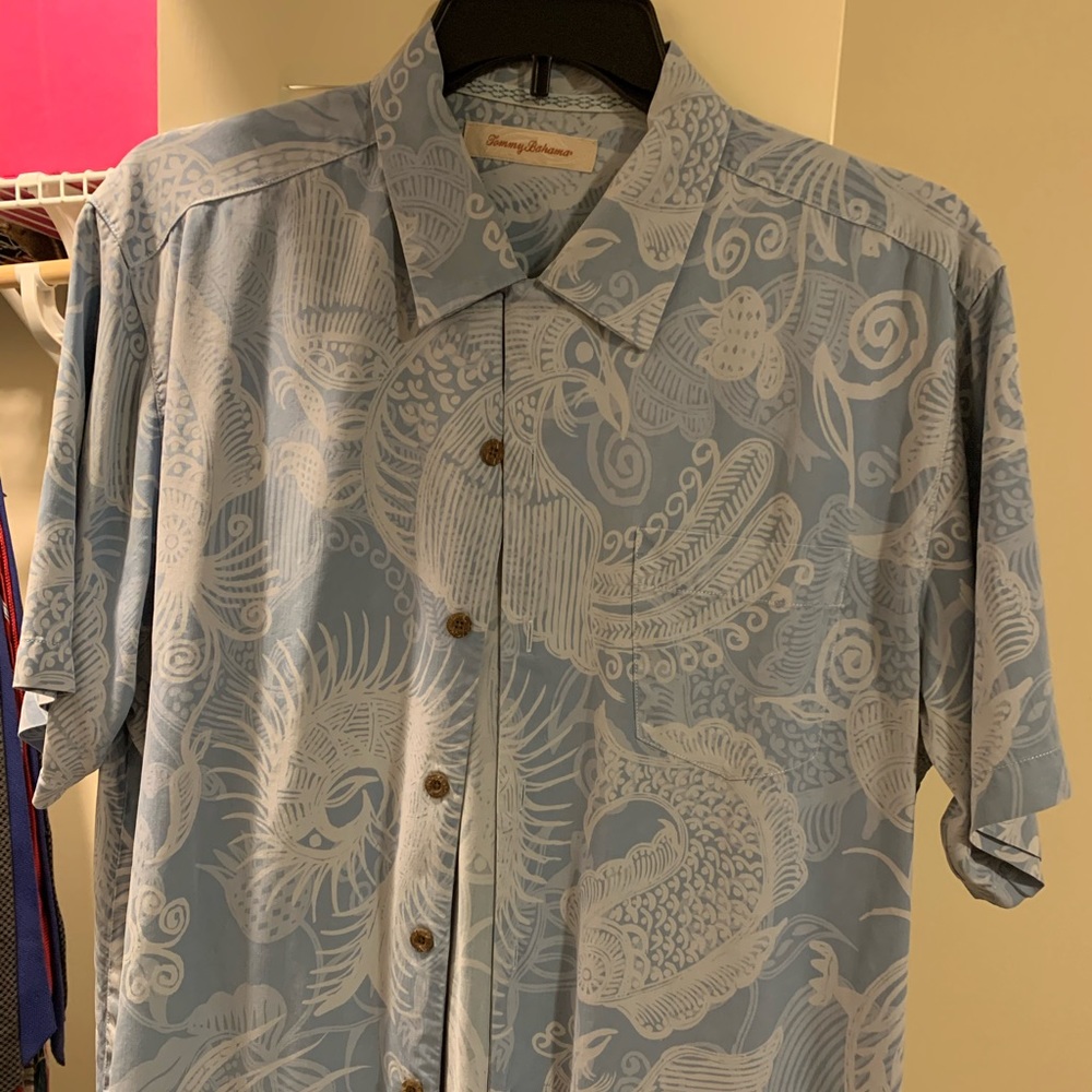 Tommy Bahama Hawaiian Shirt (Large)